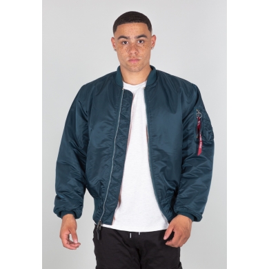 Alpha Industries Kurtka lotnicza MA-1 (Kurtka przejściowa odwracalna) granatowa męska